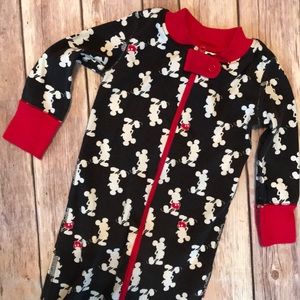 Hanna Andersson Mickey Mouse zip up romper Disney